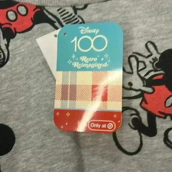 MICKEY MOUSE NWT DISNEY GRAY RETRO SWEATER - Picture 3 of 5